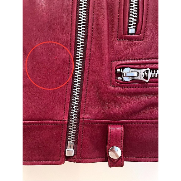 Acne Studios  Moto Leather Jacket - Picture 6 of 6